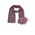 Georgette stole with feathers attached to it Georgette stole with feathers attached to it